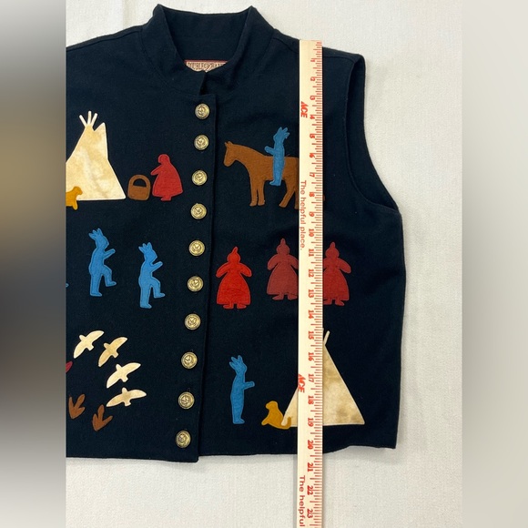 Double D Ranch Black Vest - L - RARE - Picture 12 of 15